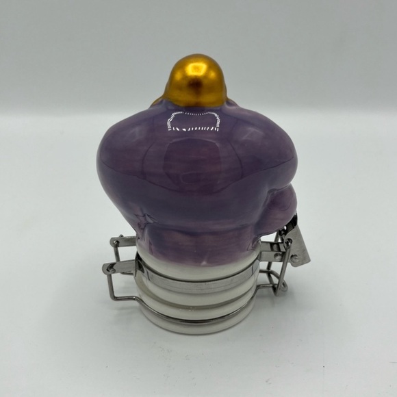 Glass Buddha jar - Picture 3 of 10